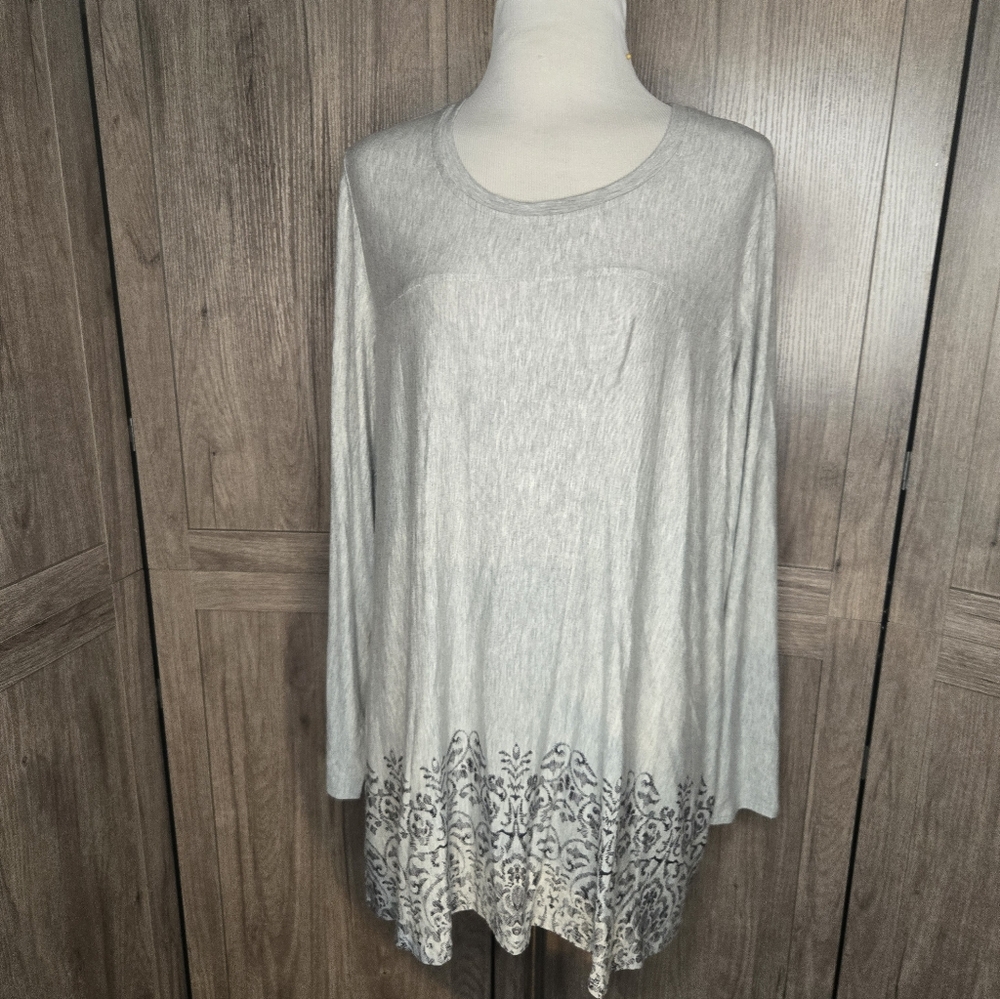 Soma Gray Long Sleeve Women's Sleepwear